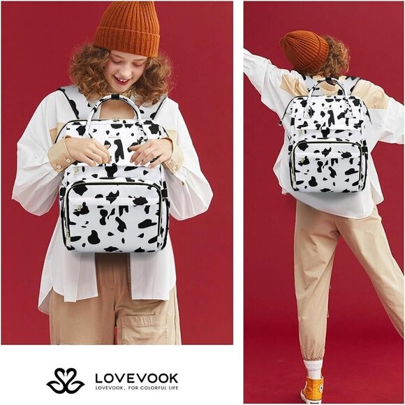 LOVEVOOK Laptop Backpack for Women Anti-Theft Travel Backpack with USB Charging. - Picture 7 of 7